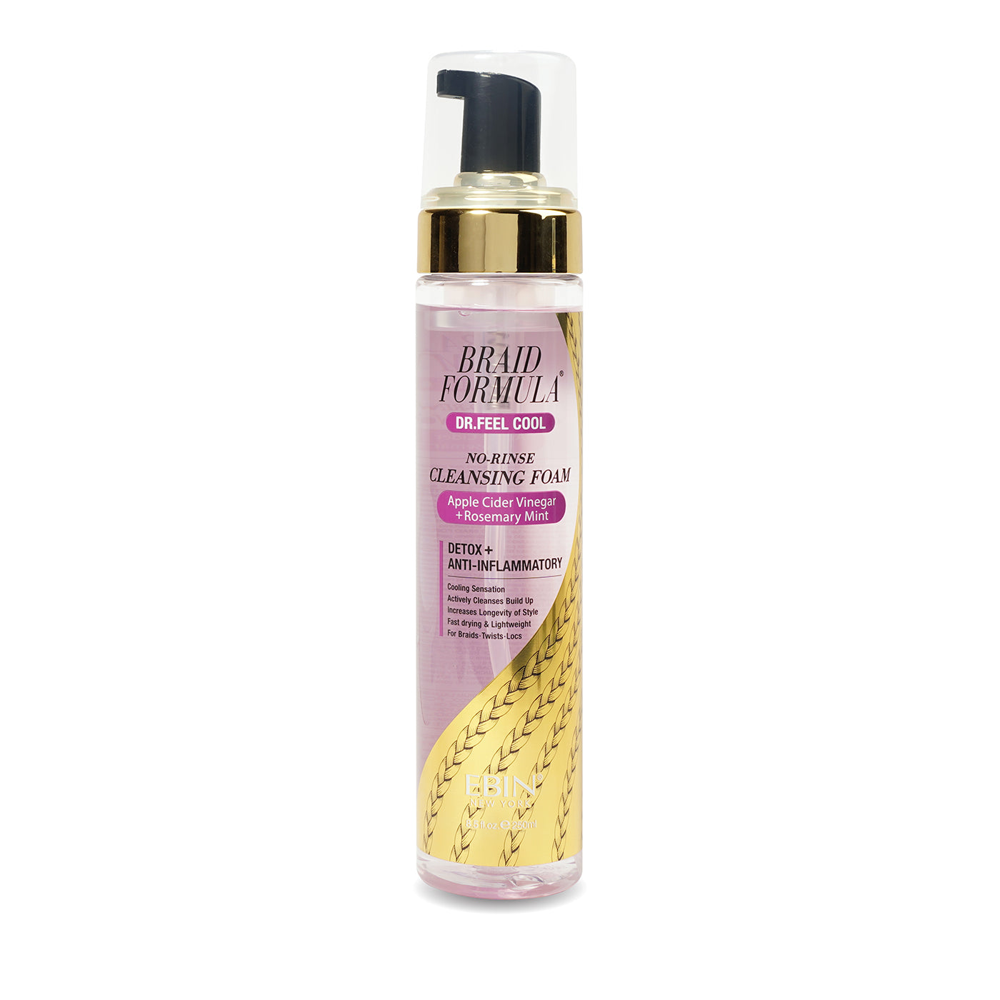 Dr. Feel Cool No-Rinse Cleansing Foam- 250ML – EBIN NEW YORK