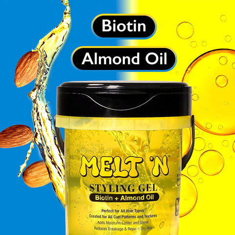 MELT'N Styling Gel - Almond Oil + Biotin