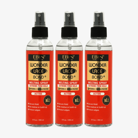 Wonder Lace Bond Lace Melt Spray (8OZ/ 250ML) - 3 pack