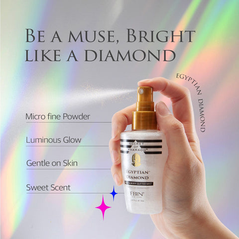 Secret of Pharaoh Egyptian Diamond Glitter Mist - Rose Gold