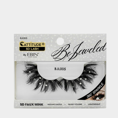 CATTITUDE 5D BEJEWELED LASHES - MILKYWAY