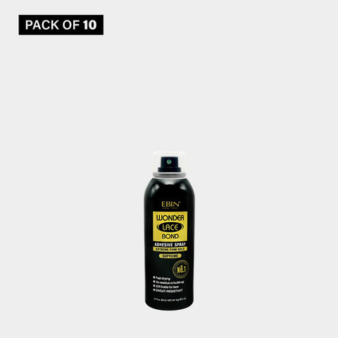 Wonder Lace Bond Wig Adhesive Spray 10 Pack - Supreme (2.7oz/ 80ml)