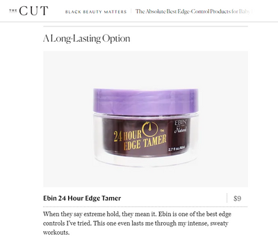 EBIN NEW YORK Feature: The CUT's "The Absolute Best Edge-Control Products for Baby Hairs"