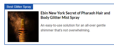 Our Glitter Mist has been featured on Life Savvy!