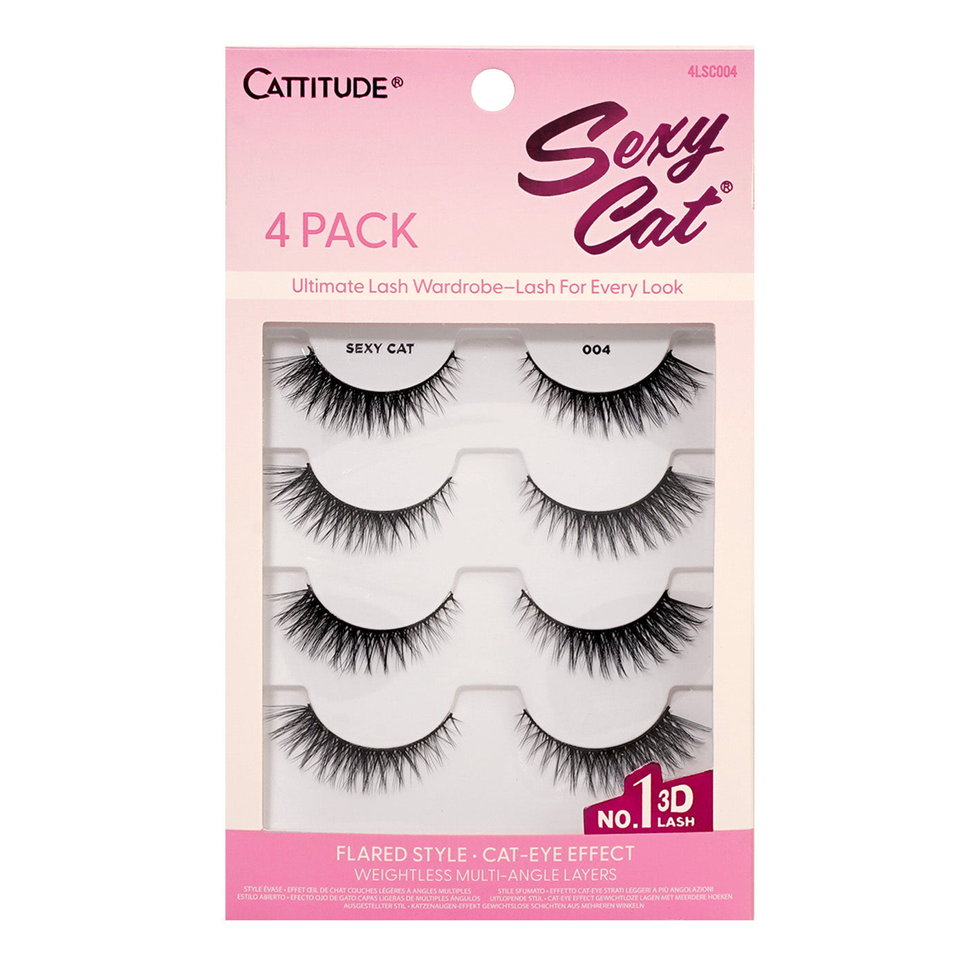 CATTITUDE Lashes - Sexy Cat (004) – EBIN NEW YORK