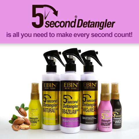5 Second Argan Oil Brazilian Detangler - 2oz/ 60ml
