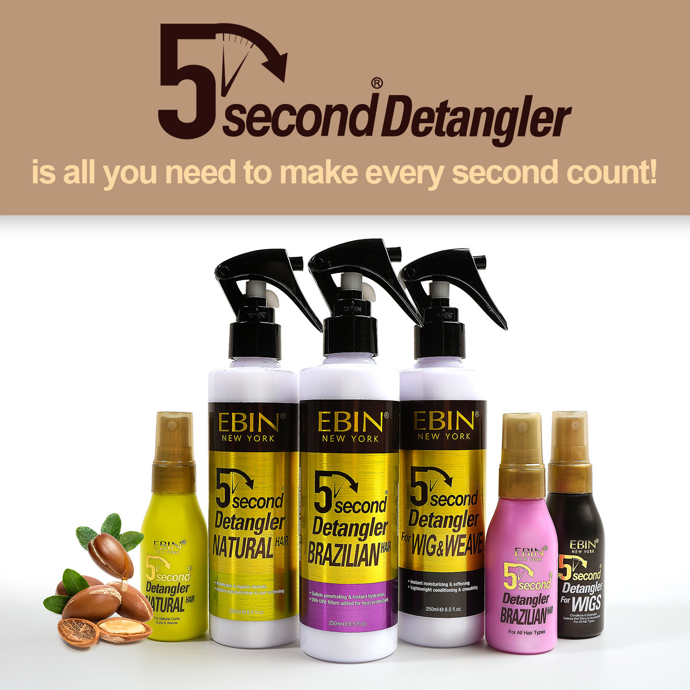 5 Second Wig Detangler | EBIN NEW YORK