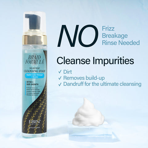 Braid Formula No-Rinse Cleansing Foam- 250ML
