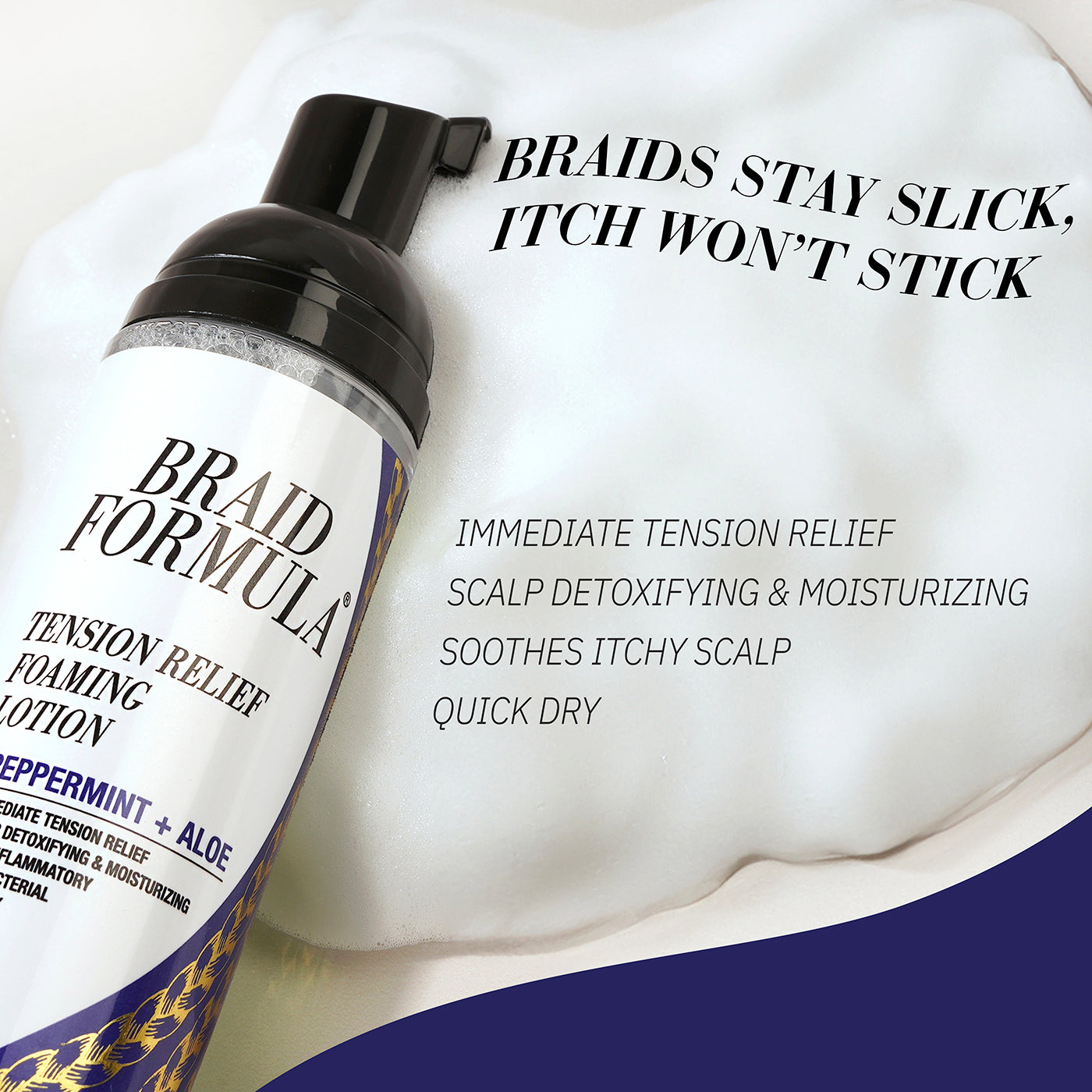 Tension Relief Foaming Lotion - Peppermint – EBIN NEW YORK