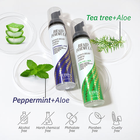 Tension Relief Foaming Lotion - Peppermint
