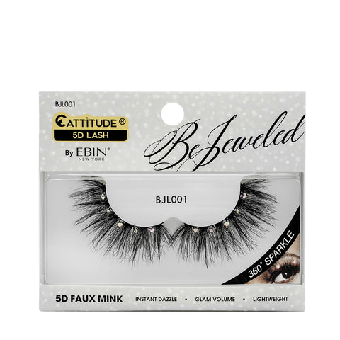 CATTITUDE 5D BEJEWELED LASHES- SHOOTING STAR