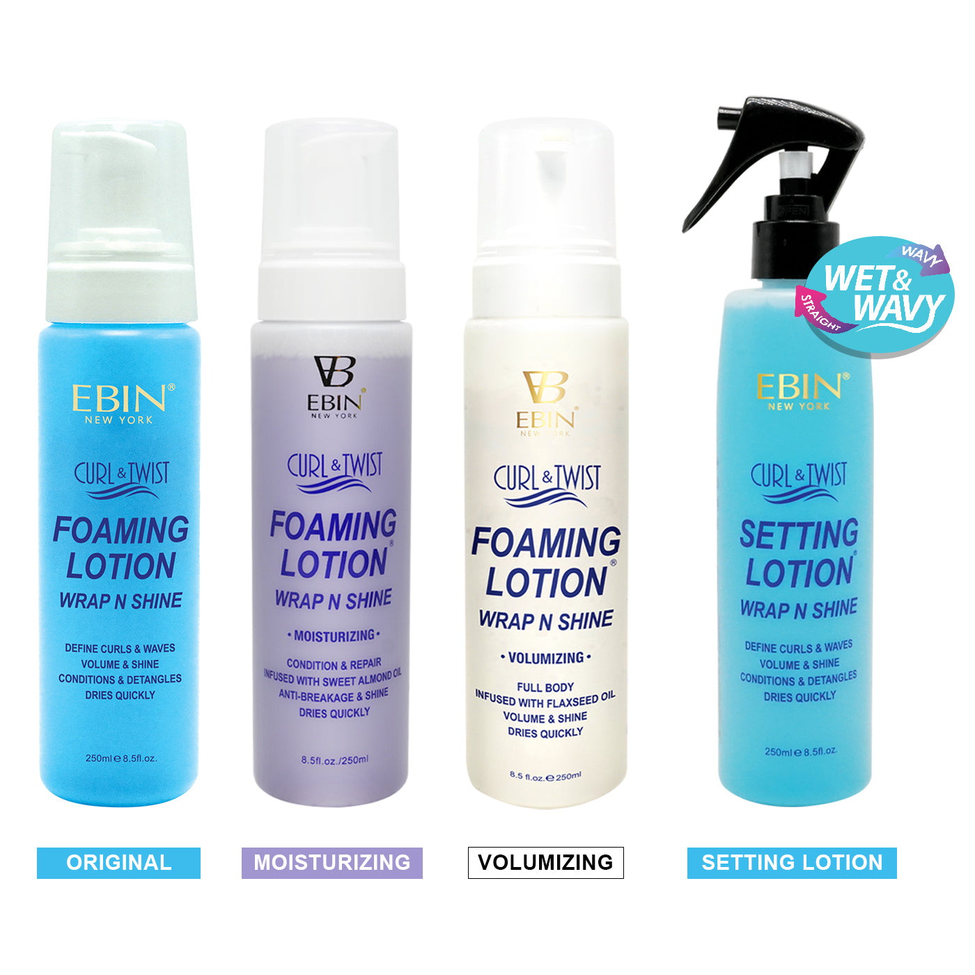 Curl & Twist Foaming Lotion | EBIN NEW YORK