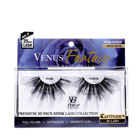 Venus Fantasy 25mm Faux Mink 3D Lashes - GODDESS