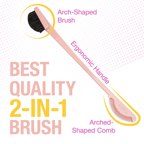24hour Edge Tamer Brush - Swine Bristle (Black)