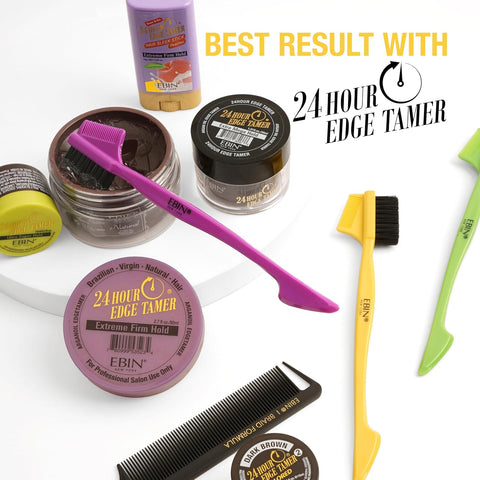 24hour Edge Tamer 3-IN-1 Brush & Comb
