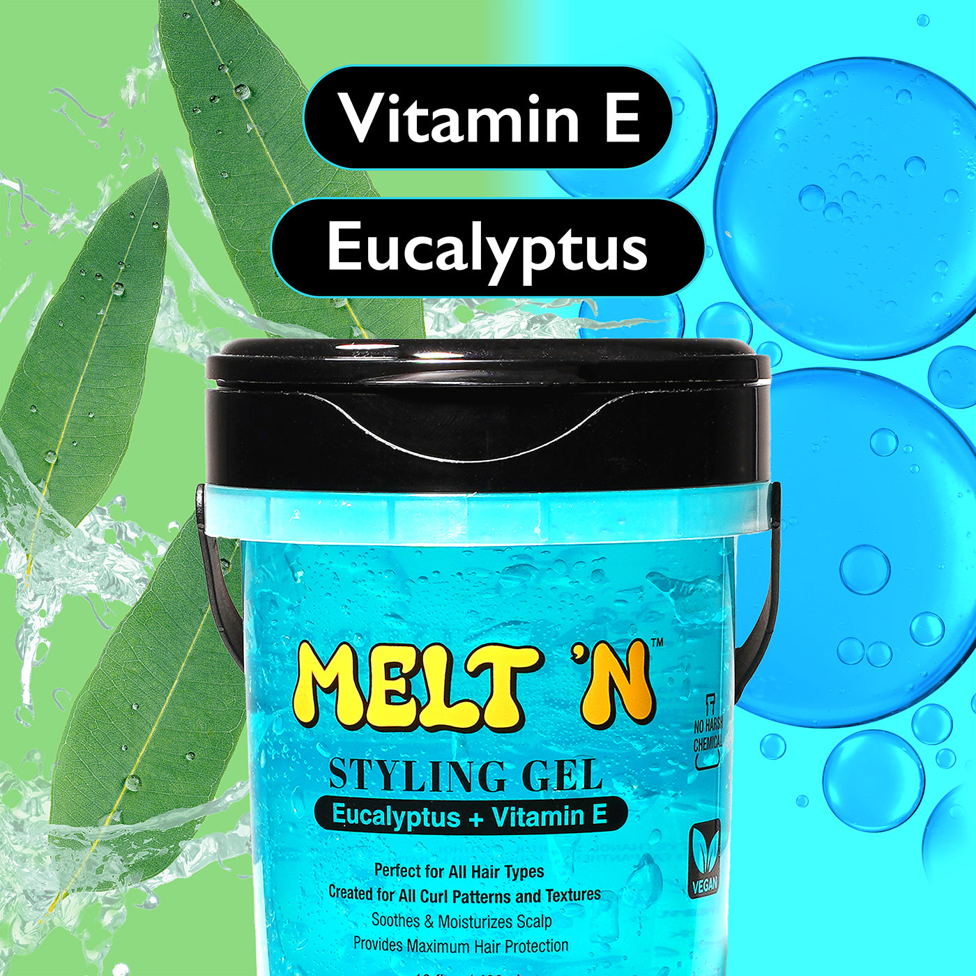 MELT'N Styling Gel - Eucalyptus Oil + Vitamin E – EBIN NEW YORK