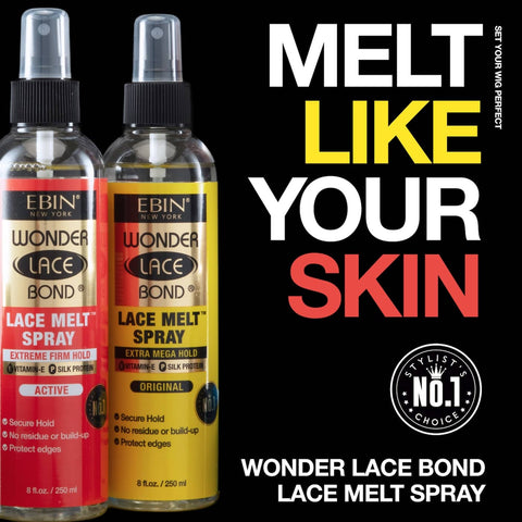 Wonder Lace Bond Lace Melt Spray (8OZ/ 250ML) - 3 pack