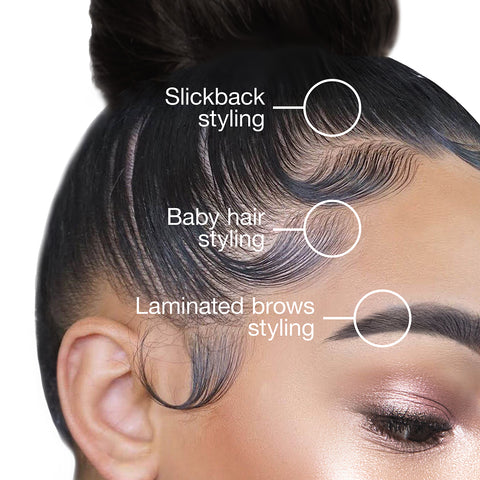 24hour Edge Tamer Brush - Swine Bristle (Black)