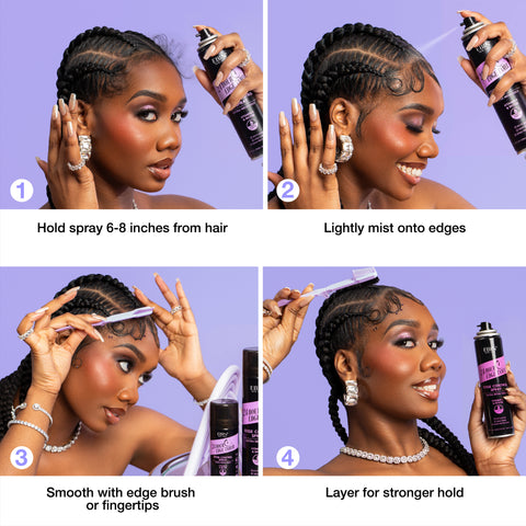 24 Hour Edge Tamer - Edge Control Spray (Extra Mega Hold) - EBIN NEW YORK