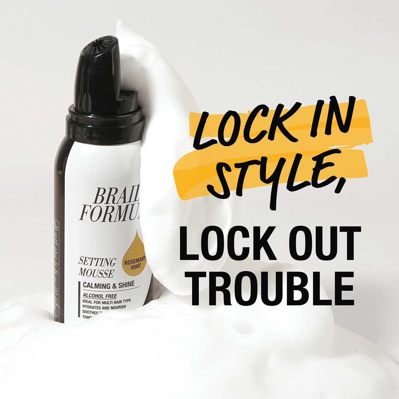 SETTING MOUSSE SMOOTHING & SHINE - MENTHOL – EBIN NEW YORK