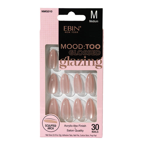MOOD: TOO GLOSSED Glazing - Frosted Blush - EBIN NEW YORK