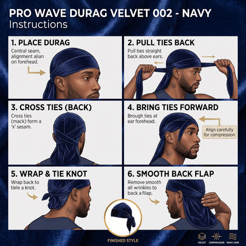 PRO Wave Durag - Premium Satin/Velvet