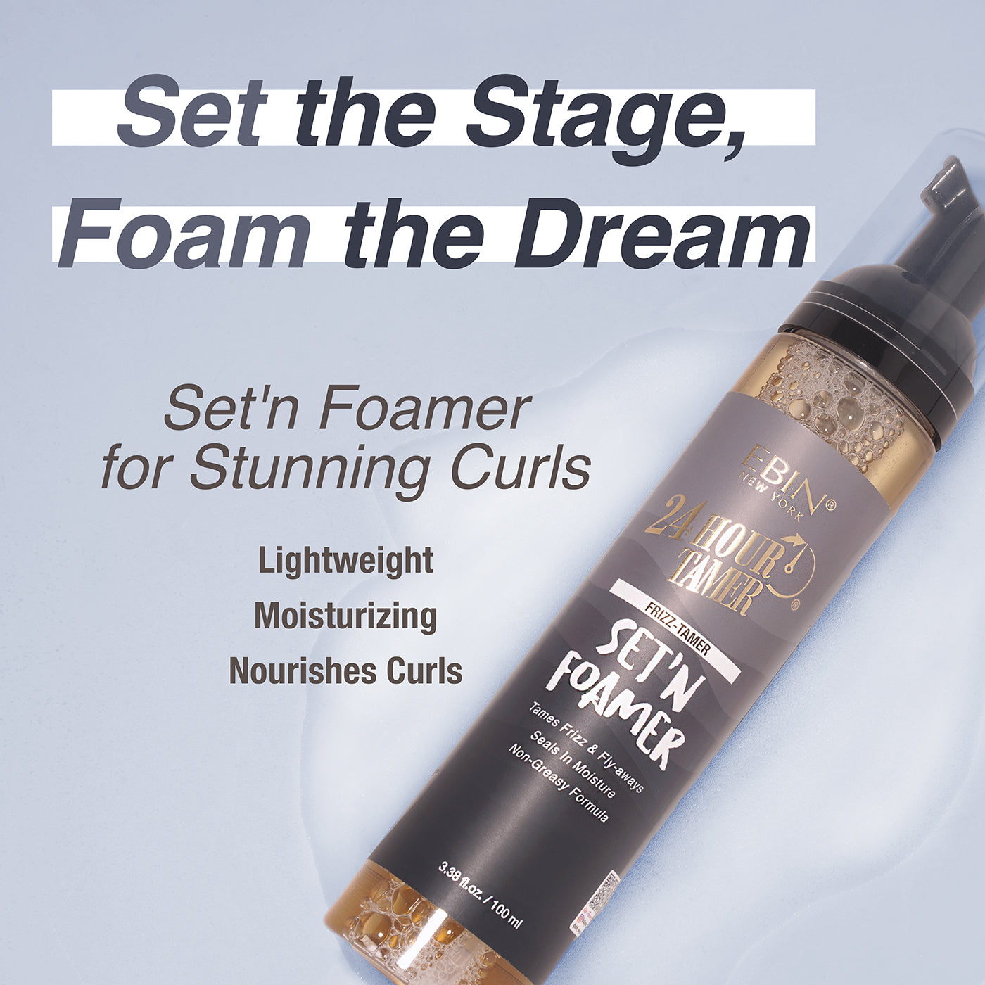 24 Hour Tamer Set'N Foamer - Frizz Tamer – EBIN NEW YORK
