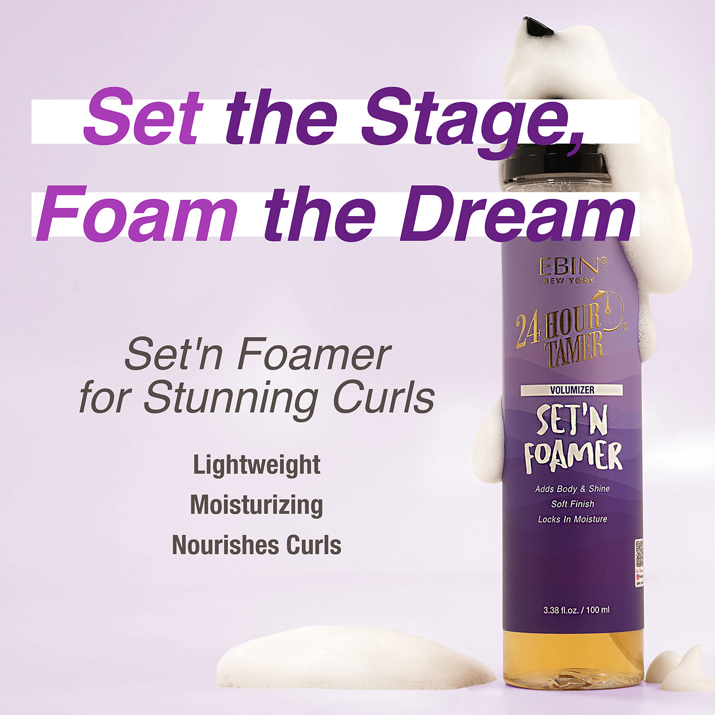 24 Hour Tamer Set'N Foamer - Volumizer – EBIN NEW YORK