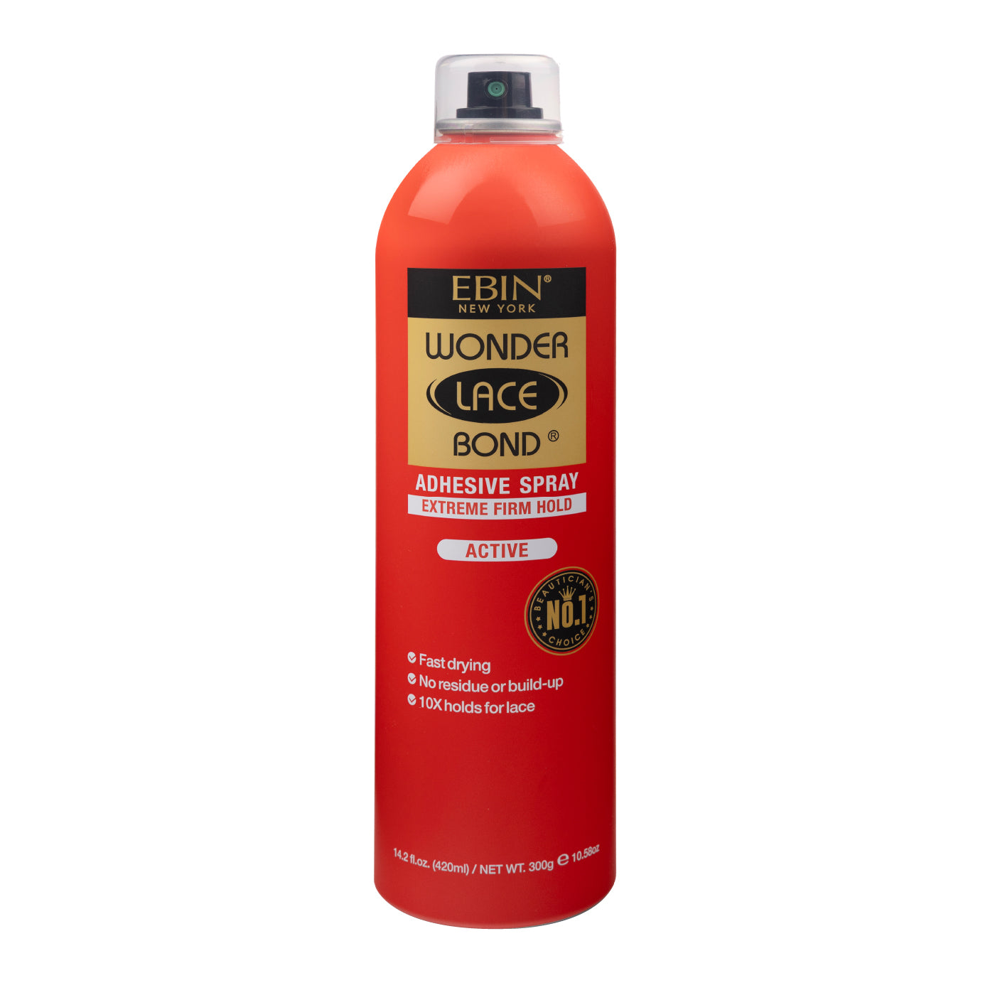 EBIN Wonder Lace Bond Spray - Extreme Firm Hold - Active (RED) 14.2 oz