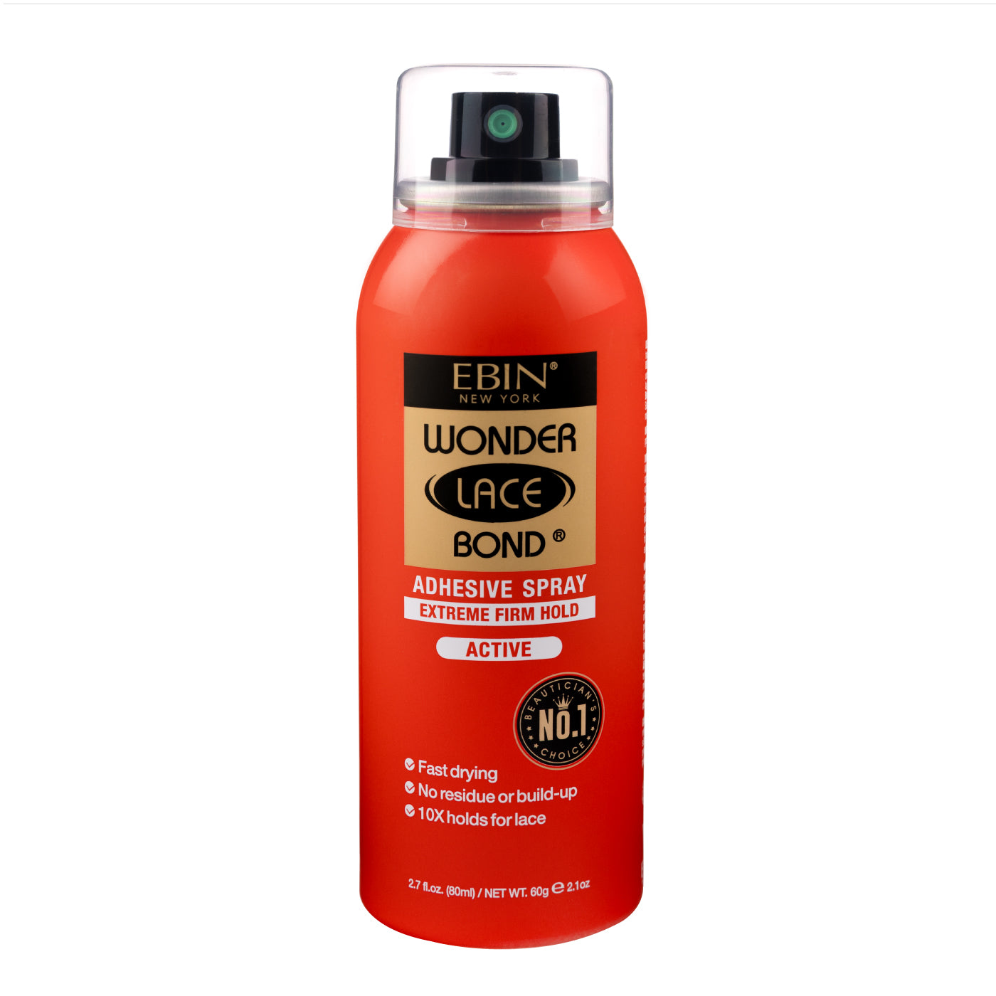 EBIN Wonder Lace Bond Spray - Extreme Firm Hold - Active (RED) 2.7 fl oz