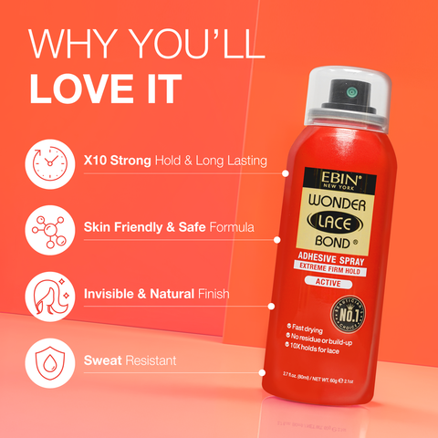 Wonder Lace Bond Wig Adhesive Spray - Extreme Firm Hold