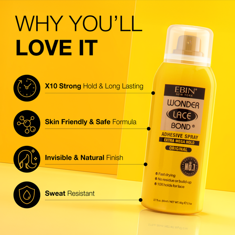 Wonder Lace Bond Wig Adhesive Spray - Extra Mega Hold