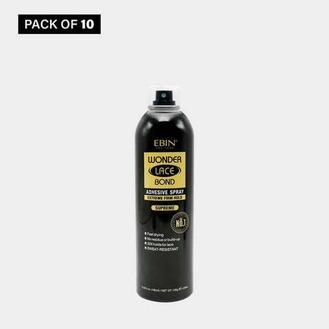 Wonder Lace Bond Wig Adhesive Spray 10 Pack - Supreme (6.08oz/ 180ml)