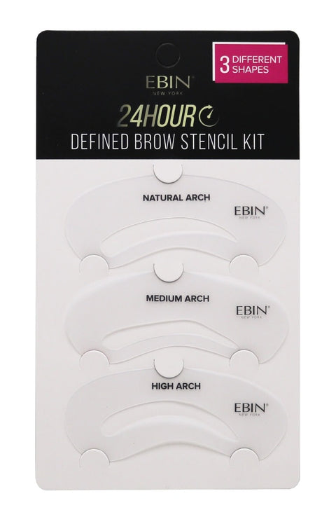 24 Hour Defined Brow Stencil Kit