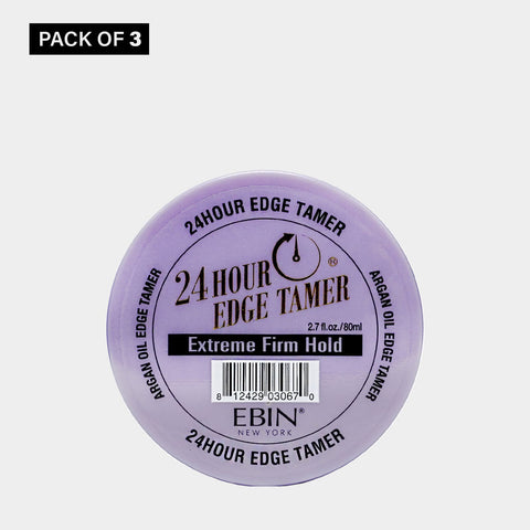24 Hour Edge Tamer 3 Pack - Extreme Firm Hold 2.7oz/ 80ml